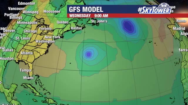 Today's tropical weather forecast