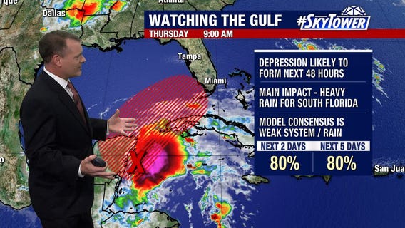 Today's tropical weather forecast