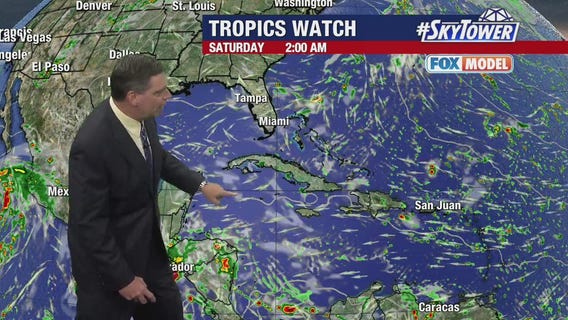 Today's tropical weather forecast