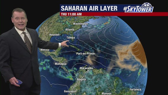 Today's tropical weather forecast