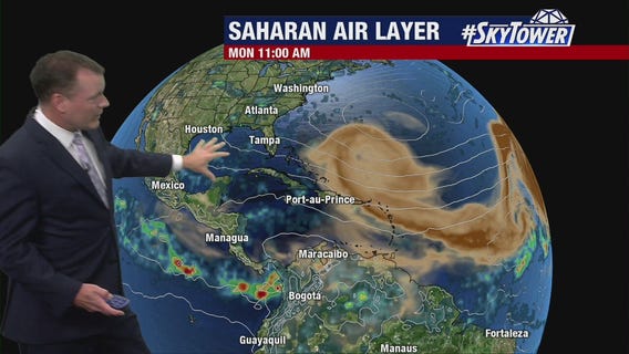 Today's tropical weather forecast