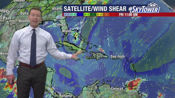 Today's tropical weather forecast