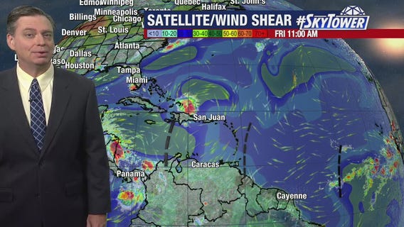 Today's tropical weather forecast