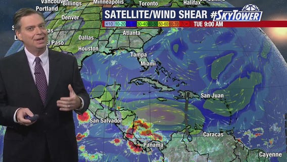 Today's tropical weather forecast