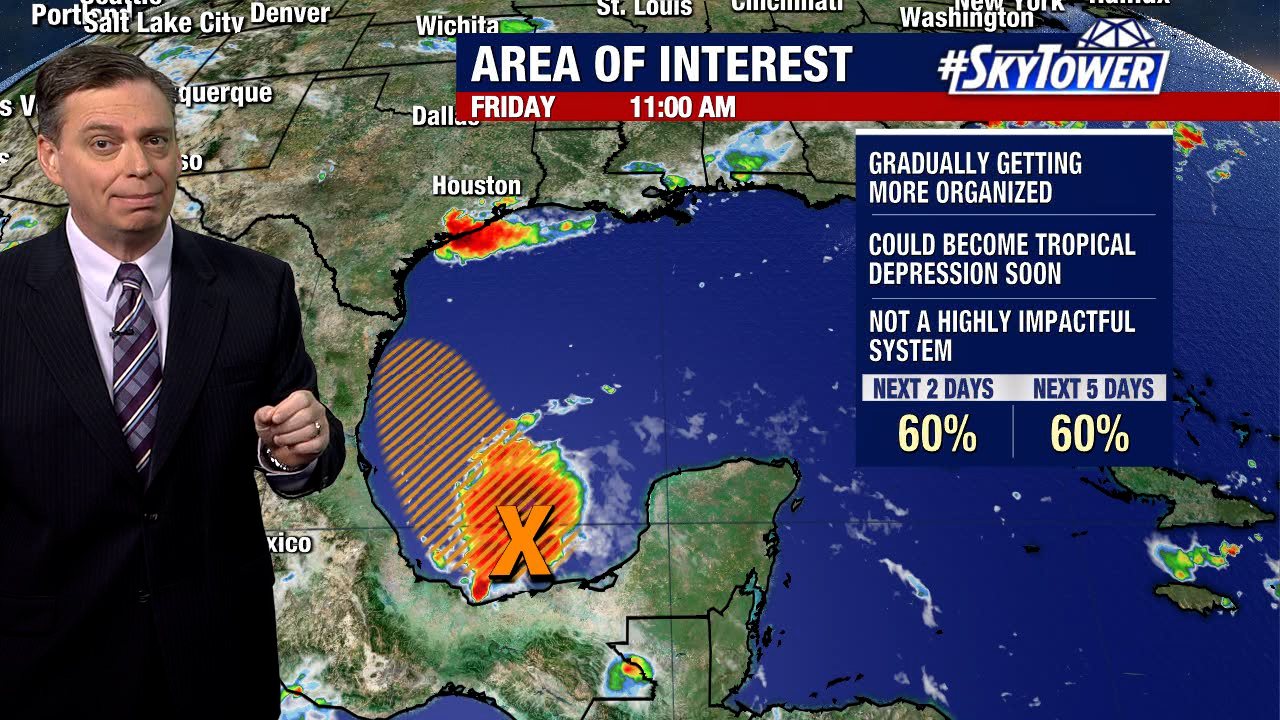 Today's tropical weather forecast