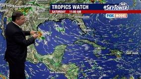 Today's tropical weather forecast