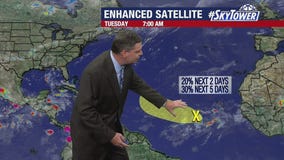 Today's tropical weather forecast