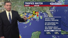 Today's tropical weather forecast