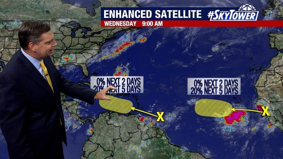 Today's tropical weather forecast