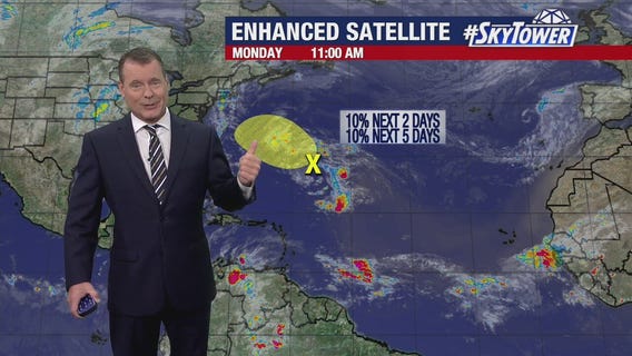 Today's tropical weather forecast