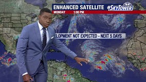 Today's tropical weather forecast