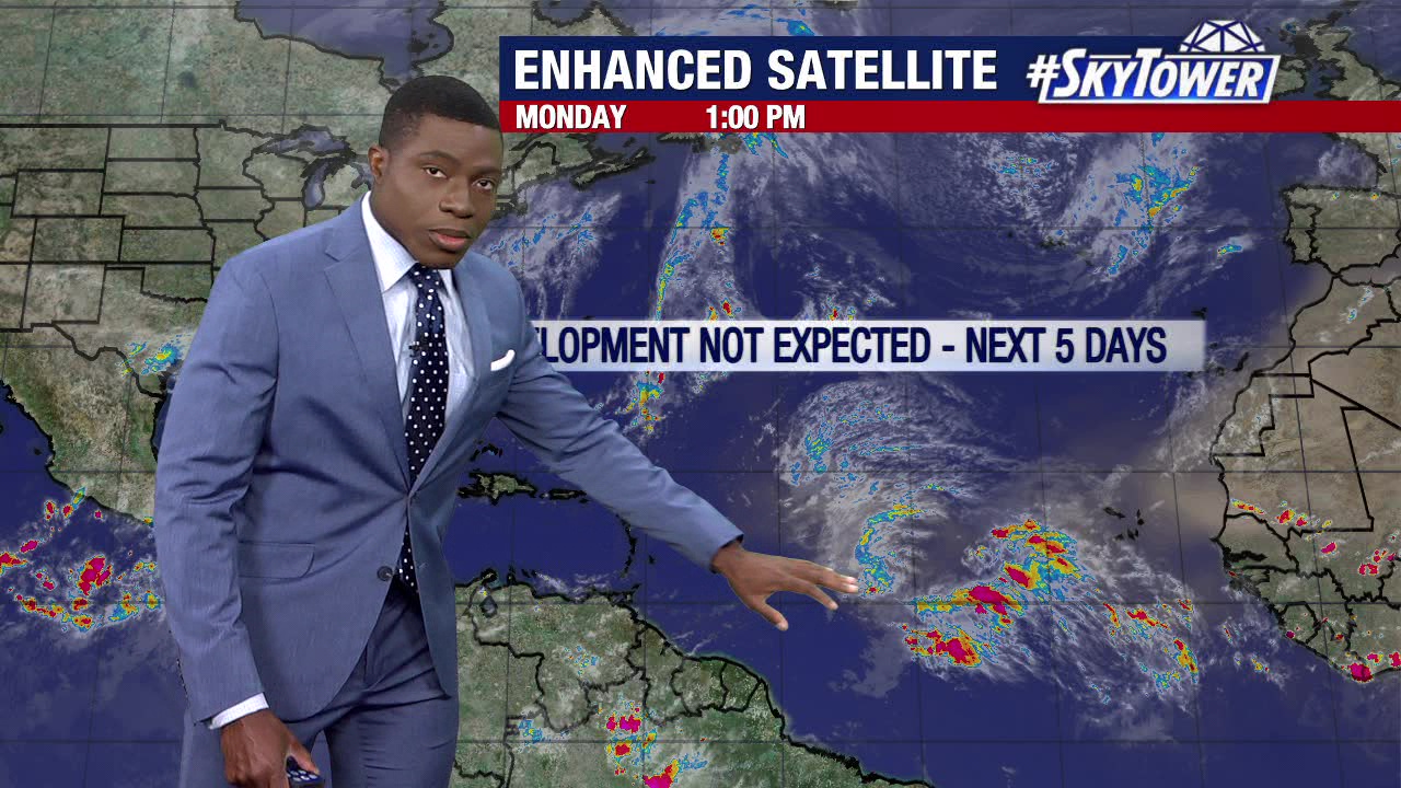 Today's tropical weather forecast