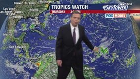 Today's tropical weather forecast