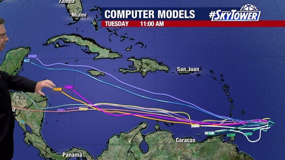 Today's tropical weather forecast