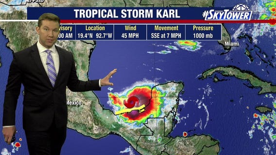 Today's tropical weather forecast