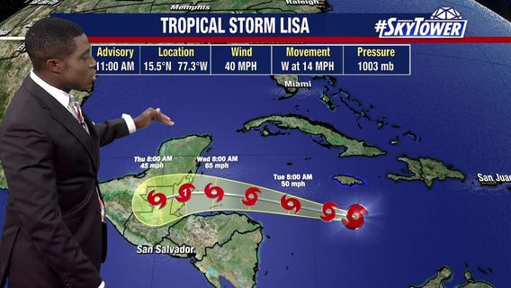 Today's tropical weather forecast