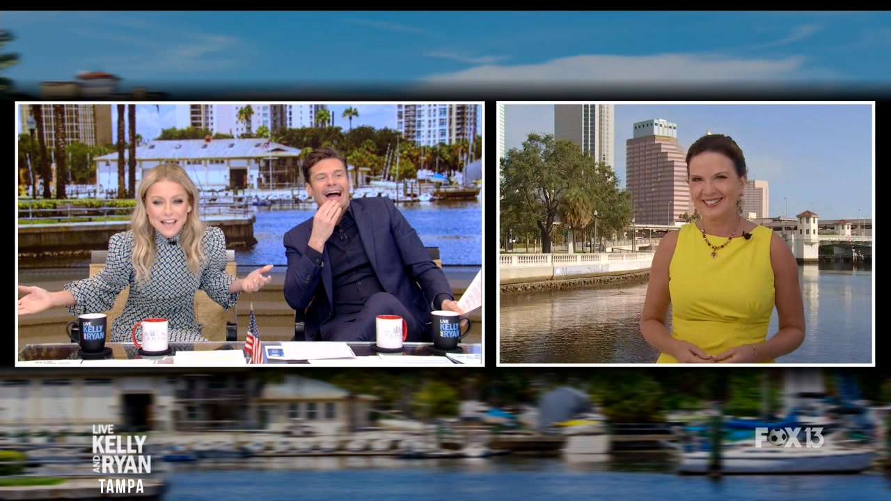 Linda Hurtado invites Kelly & Ryan to Tampa | FOX 13 Tampa Bay