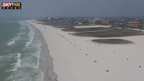 Drone Zone: Beautiful weather and empty beaches