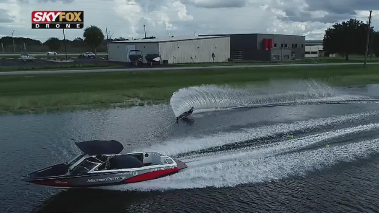 Drone Zone: Ski Fluid water-ski