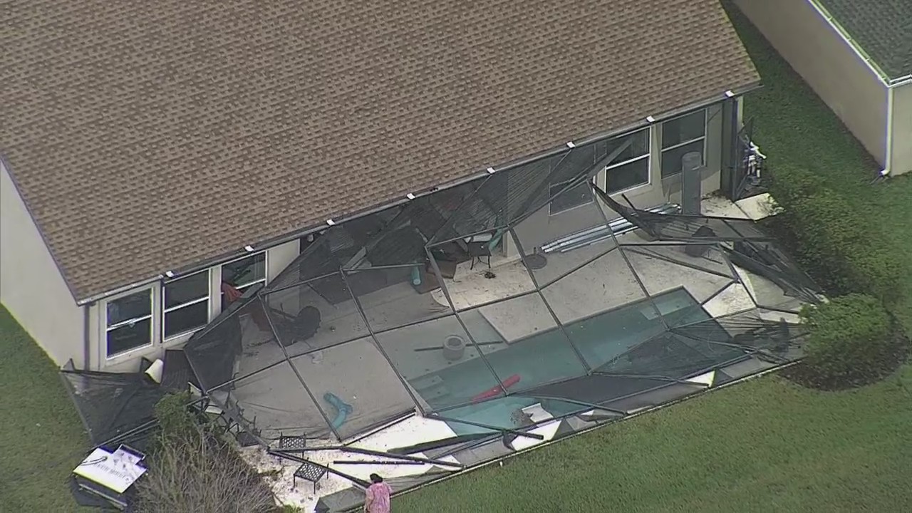 Aerials: Storm damage in Lutz, Florida | FOX 13 Tampa Bay
