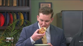 Dr. BBQ's English muffin pizza party