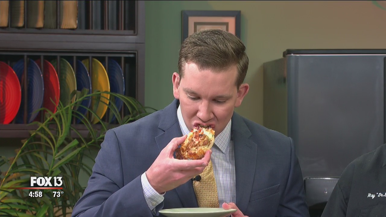 Dr. BBQ's English muffin pizza party
