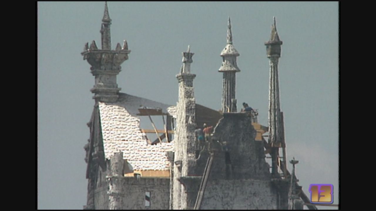 From 1990: 'Edward Scissorhands' castle