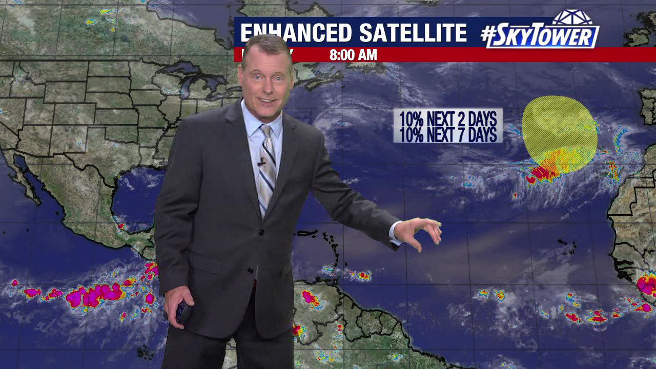 Disturbance forms in Atlantic
