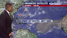 Tropics activity remains quiet