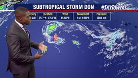 Subtropical Storm Don not expected to make landfall