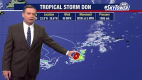 Tropical Storm Don to strengthen, organize
