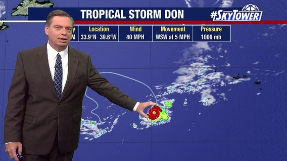 Tropical Storm Don to strengthen, organize