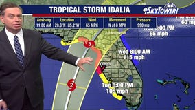 Tropical Storm Idalia to become a major hurricane