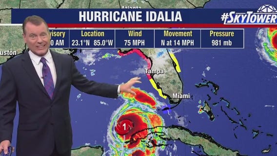 Hurricane Idalia forms in Gulf