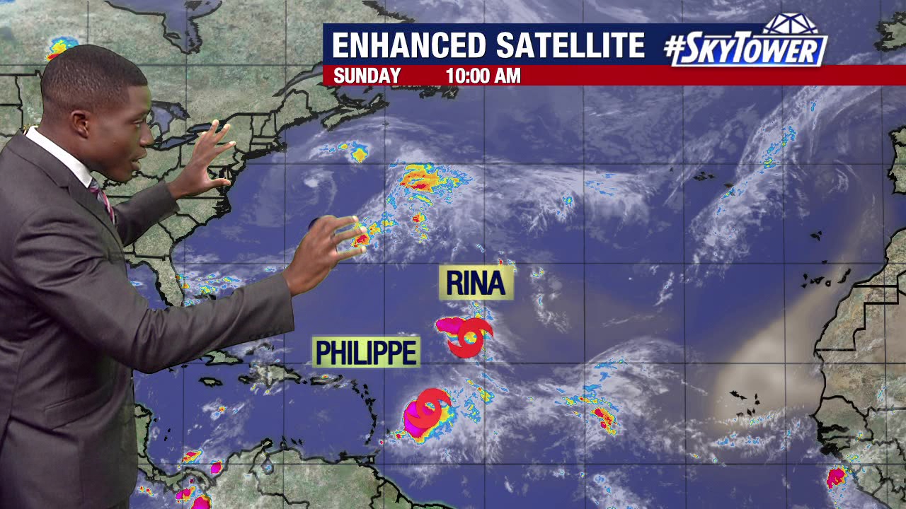 October starts with two tropical storms