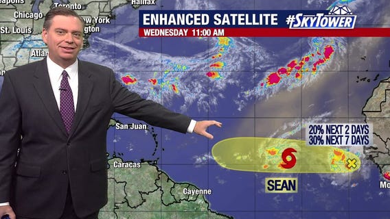 Tropical Storm Sean forms in Atlantic