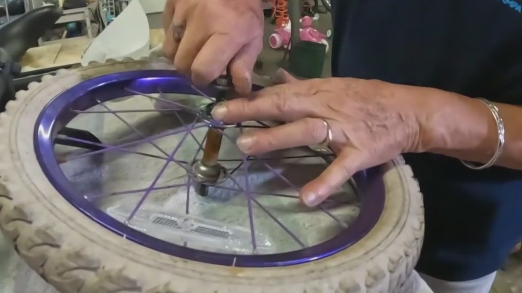 Non-profit provides bikes for kids