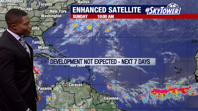 Tropics quiet over next week