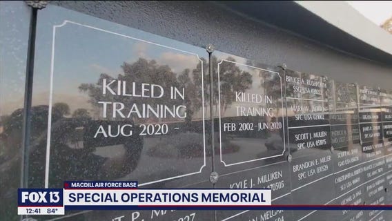 Special Ops Memorial gets TLC from volunteers