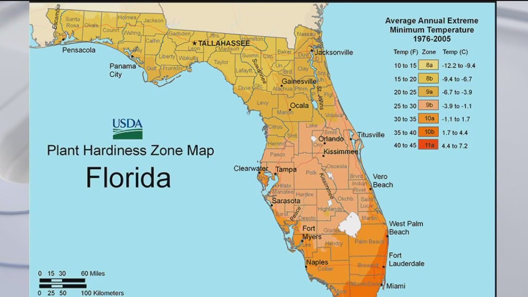 USDA updates plant hardiness map