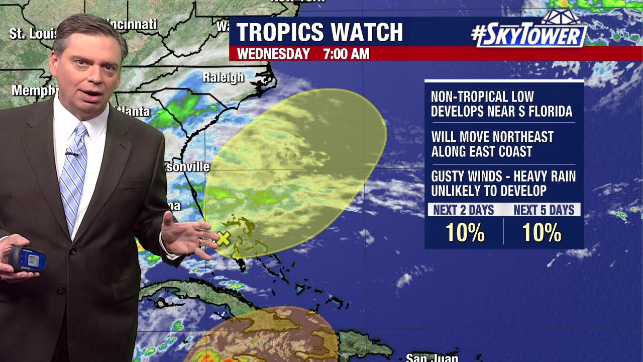 System off Florida?s coast could bring rain, wind