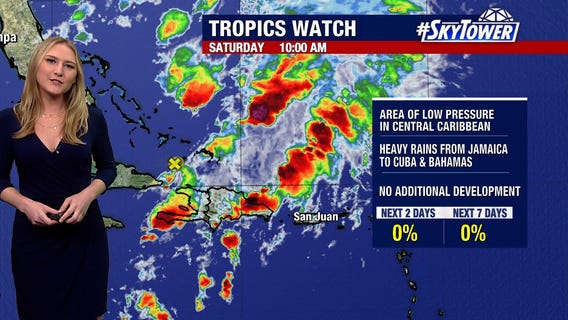 Wave stirring up trouble in Caribbean