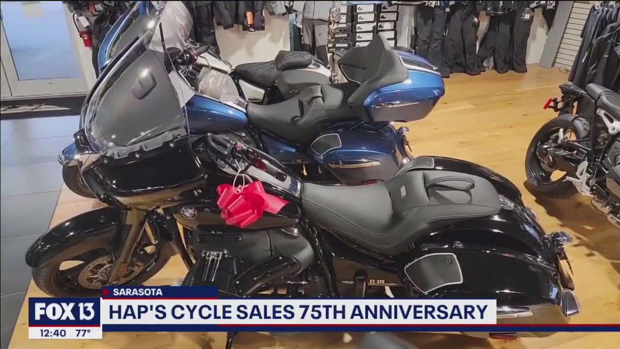 Hap's Cycle Sales celebrates 75 years in Sarasota | FOX 13 Tampa Bay