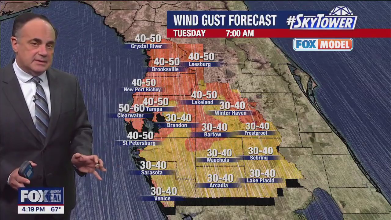 Severe weather possible Tuesday | Jan. 8, 2024 | FOX 13 Tampa Bay