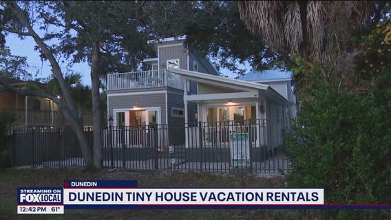 Tiny houses with a ton of space for rent on the Pinellas Trail in Dunedin