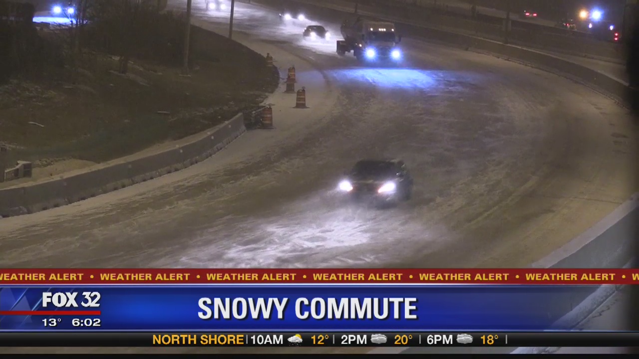 Snow to make for messy morning commute Tuesday | FOX 32 Chicago