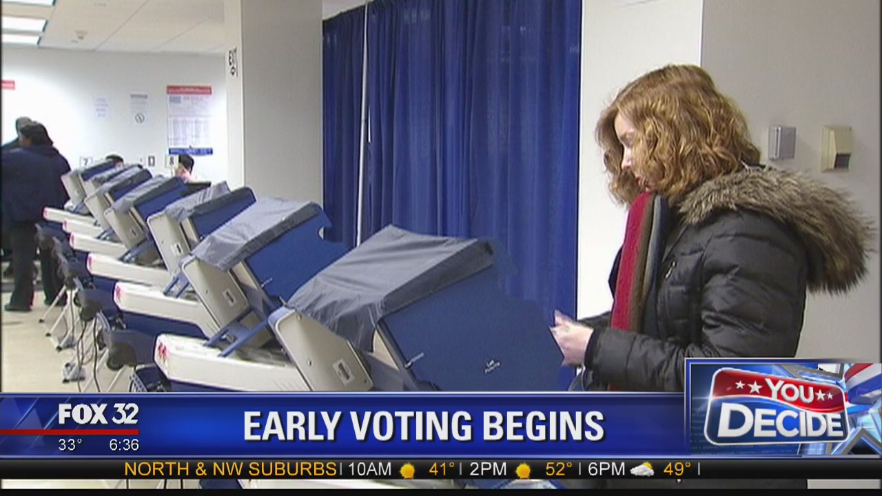 Early voting in Illinois begins Monday | FOX 32 Chicago