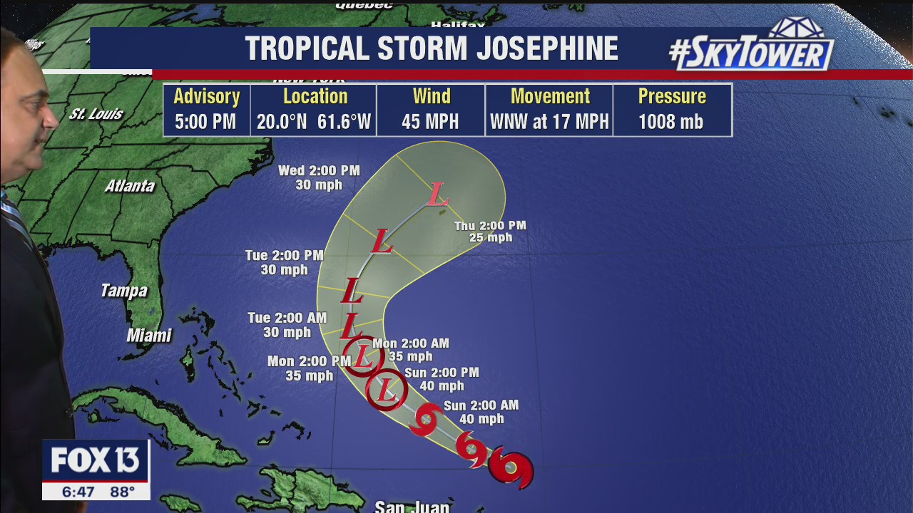 Today's tropical weather update