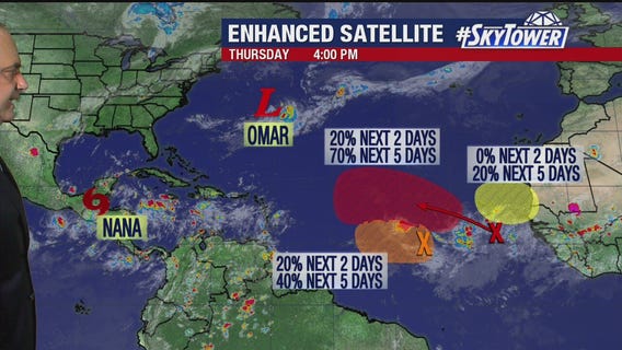 Today's tropical weather forecast