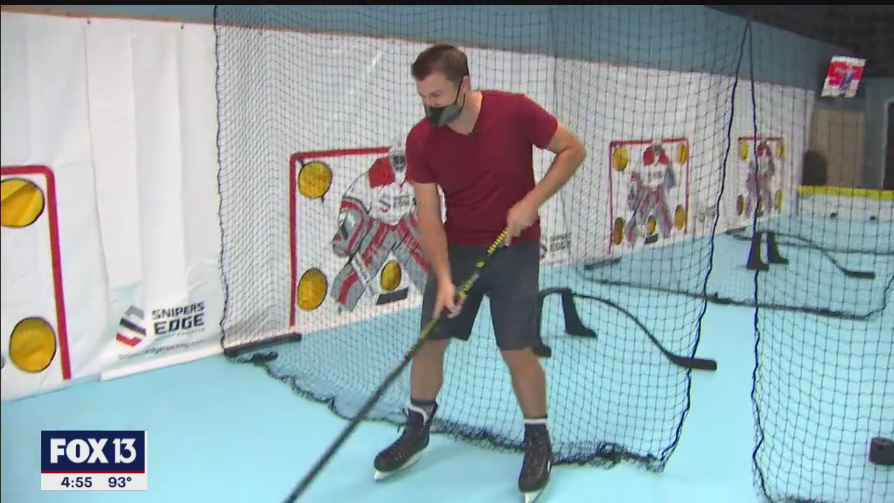 Iceless hockey is slick new attraction